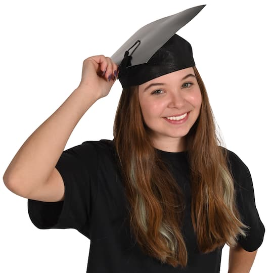 Beistle Black Paper Graduation Caps, 4ct.